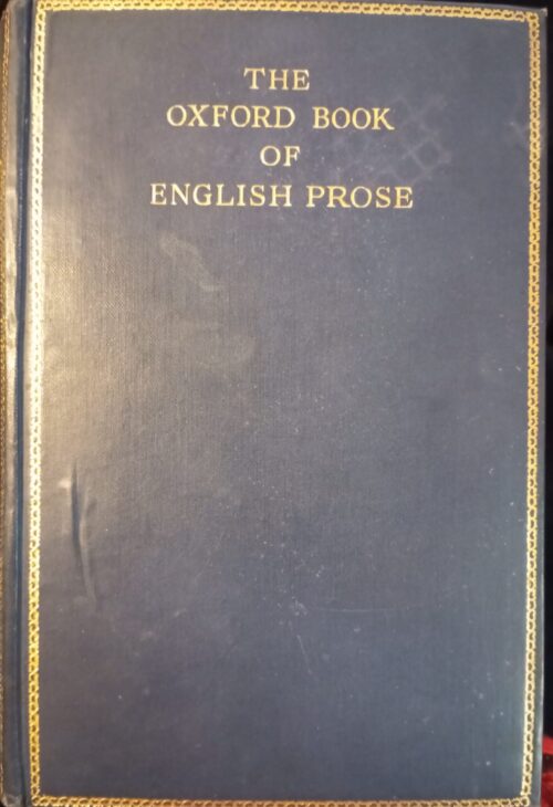 The Oxford Book of English Prose | Arthur Quiller-Couch